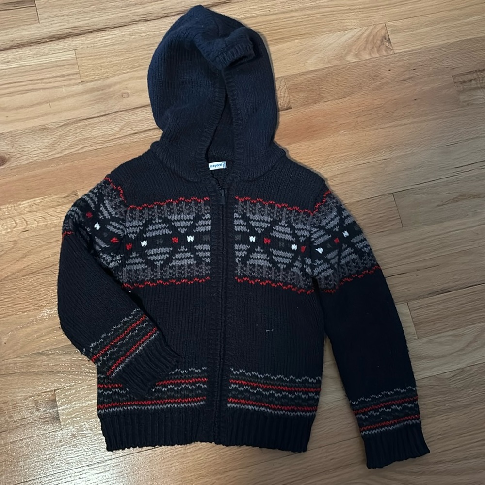 Mayoral zip hoodie size 5
